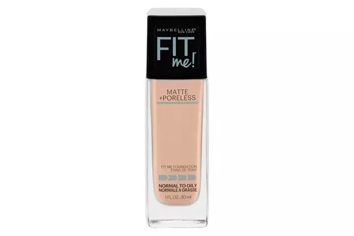 Best For All Skin Tones: Maybelline Fit Me Liquid Foundation