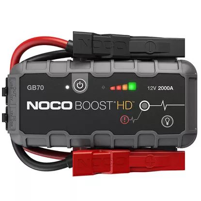 The best package: NOCO Genius Boost HD GB70 2000A Jump Starter