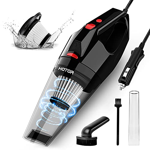  HOTOR Car Vacuum Cleaner High Power – Day or Night Use