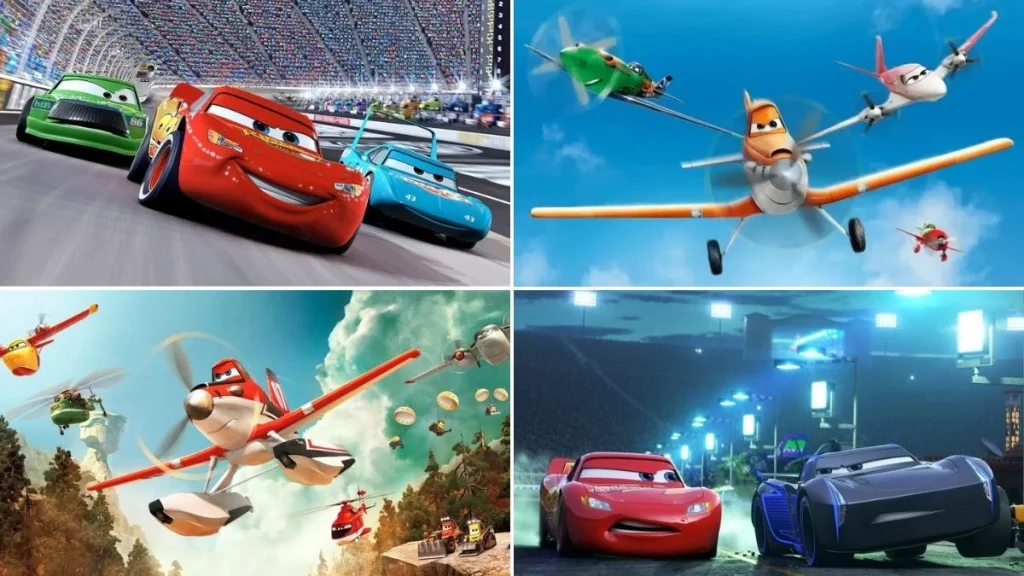 Cars Movies in Order (Including Planes, Shorts & Series)