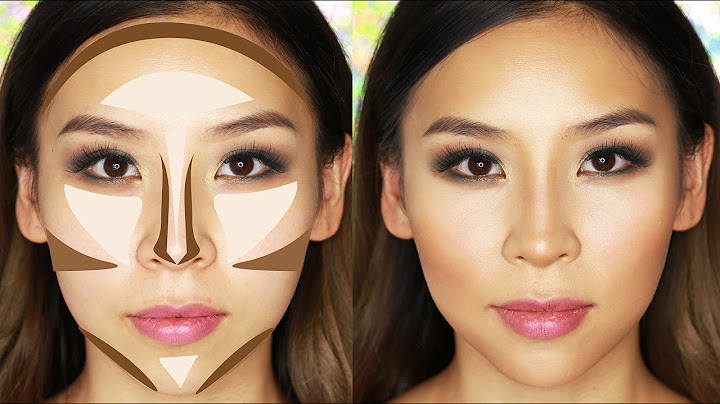 How to apply contour makeup