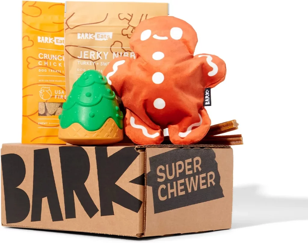 Super Chewer by BarkBox Monthly Subscription Box, Dog Box Care Package for Aggressive Chewers, Durable Dog Toys, Small Dog (0-20lb) 