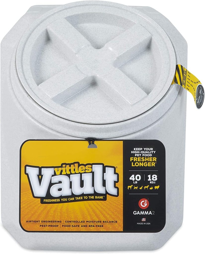 Gamma2 Vittles Vault Outback Airtight Pet Food Container, 40 Pounds 