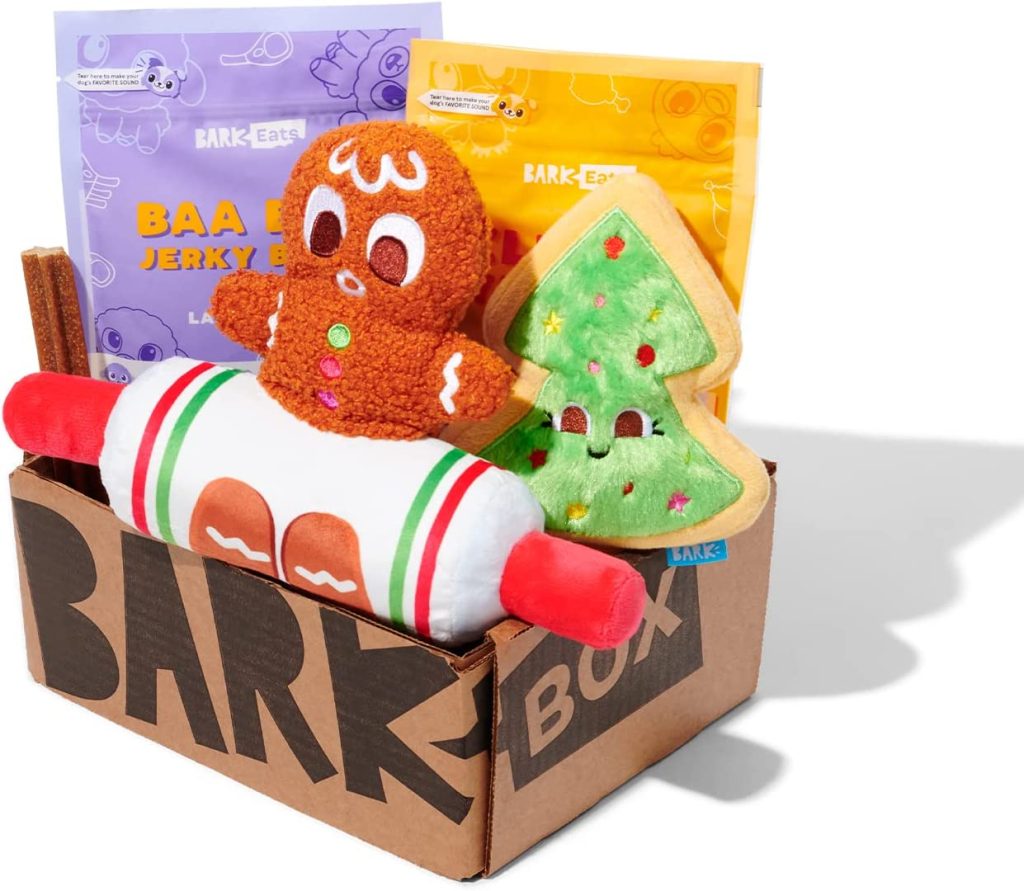 BarkBox Monthly Subscription Box, Dog Chew Toys, All Natural Dog Treats, Dental Chews, Dog Supplies Themed Monthly Box, Large Dog (50lb+) 