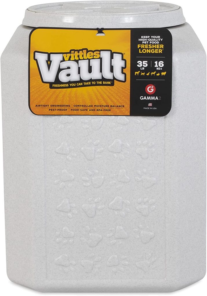 Gamma2 Vittles Vault Outback Airtight Pet Food Container, 35 Pounds 