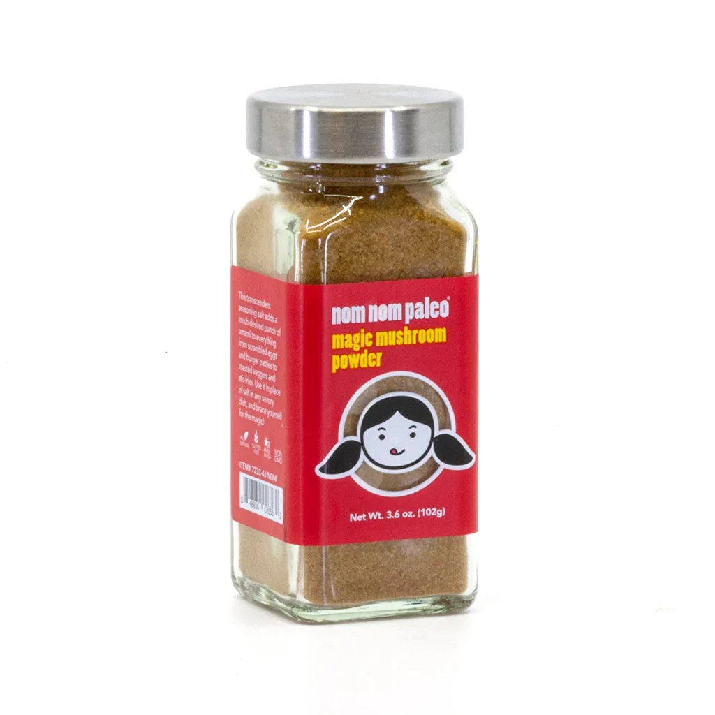 NOM NOM PALEO Magic Mushroom Seasoning Powder, 3.5 OZ 