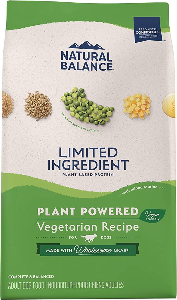 Natural Balance Limited Ingredient Vegetarian Recipe | Adult Dry Dog Food | 24-lb. Bag 