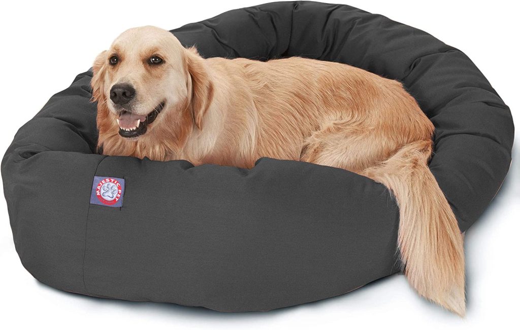 Majestic Pet 40 inch Gray Bagel Dog Bed Products 